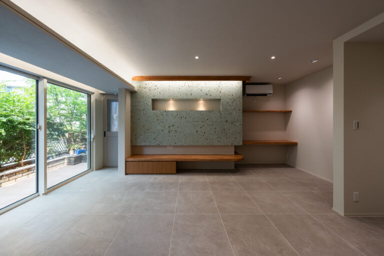 閉じていた空間をひらいた家